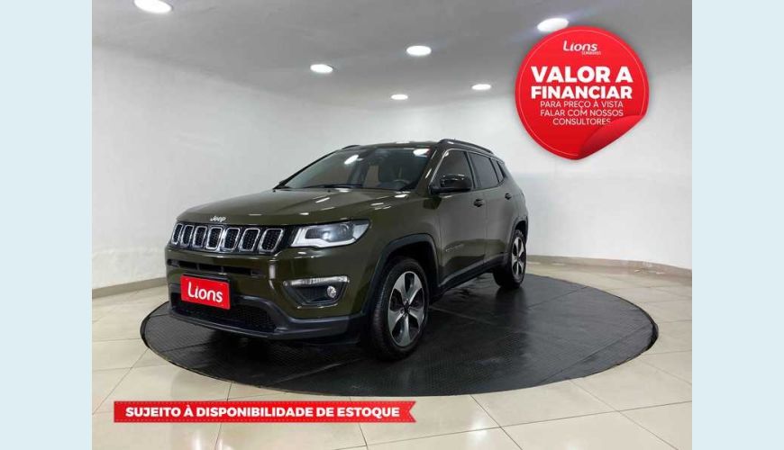 JEEP JEEP COMPASS LONGITUDE 2.0 FLEX AUT. 4P - PRETO - 2018 Foto 1 (Grande)