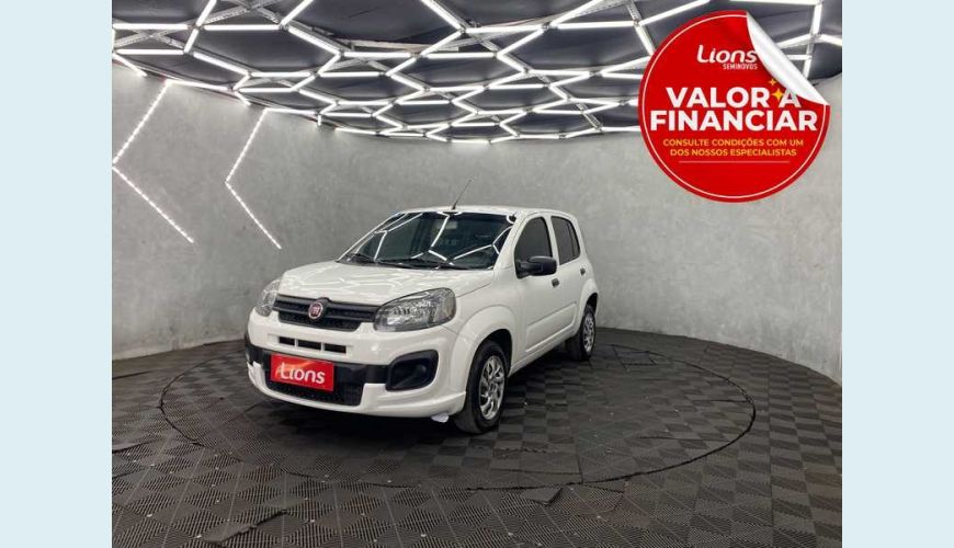 FIAT FIAT UNO ATTRACTIVE 1.0 FLEX MANUAL 4P - BRANCO - 2021 Foto 1 (Grande)