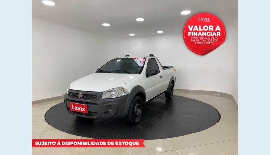 FIAT STRADA HARD WORKING 1.4 FLEX MANUAL 2P - BRANCO - 2018 Foto 1 (Grande)