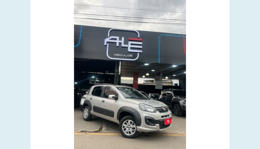 FIAT FIAT UNO FLEX MANUAL 4P - PRATA - 2018 Foto 1 (Grande)