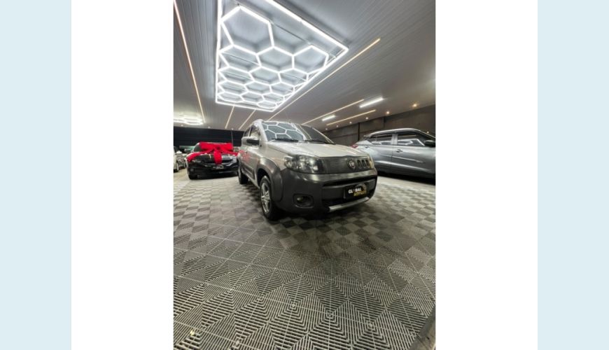 FIAT UNO FLEX MANUAL 4P - PRATA - 2011 Foto 1 (Grande)