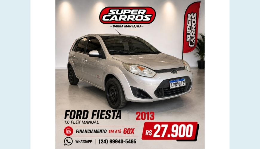 FORD FIESTA FLEX MANUAL 4P - PRATA - 2011 Foto 1 (Grande)