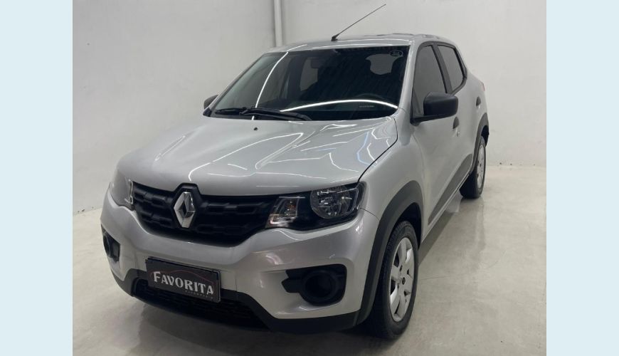 RENAULT RENAULT KWID ZEN 1.0 12V FLEX MANUAL 4P - PRATA - 2019 Foto 1 (Grande)