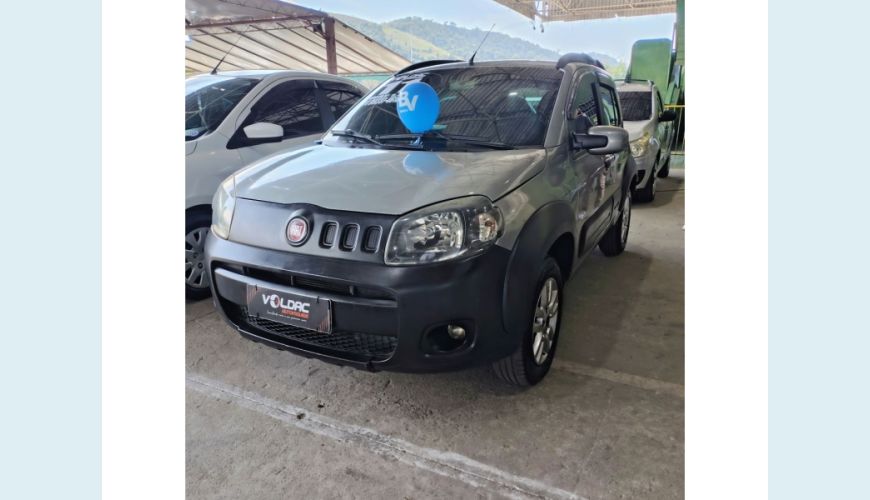 FIAT FIAT UNO FLEX MANUAL 4P - CINZA - 2011 Foto 1 (Grande)