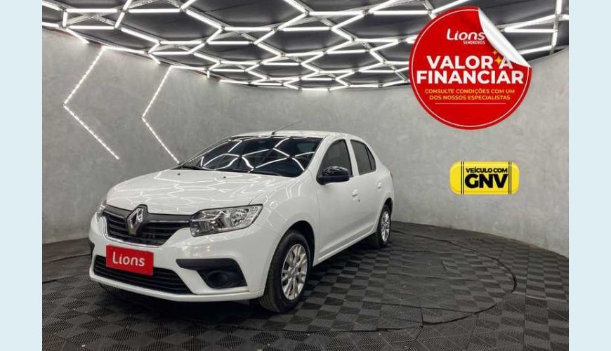 RENAULT LOGAN ZEN 1.0 12V FLEX MANUAL 4P - BRANCO - 2022 Foto 1 (Grande)