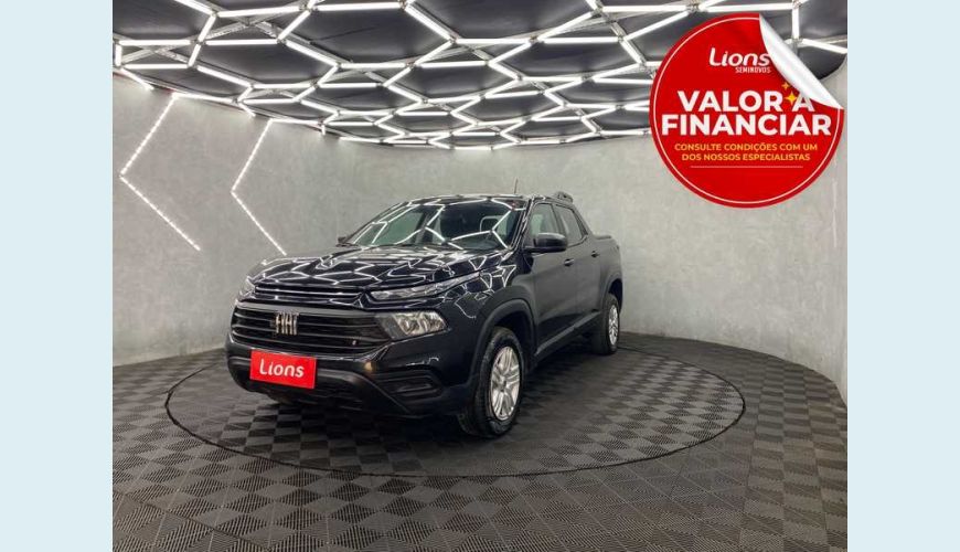 FIAT TORO ENDURANCE 1.3 TURBO FLEX AUT. 4P - PRETO - 2022 Foto 1 (Grande)