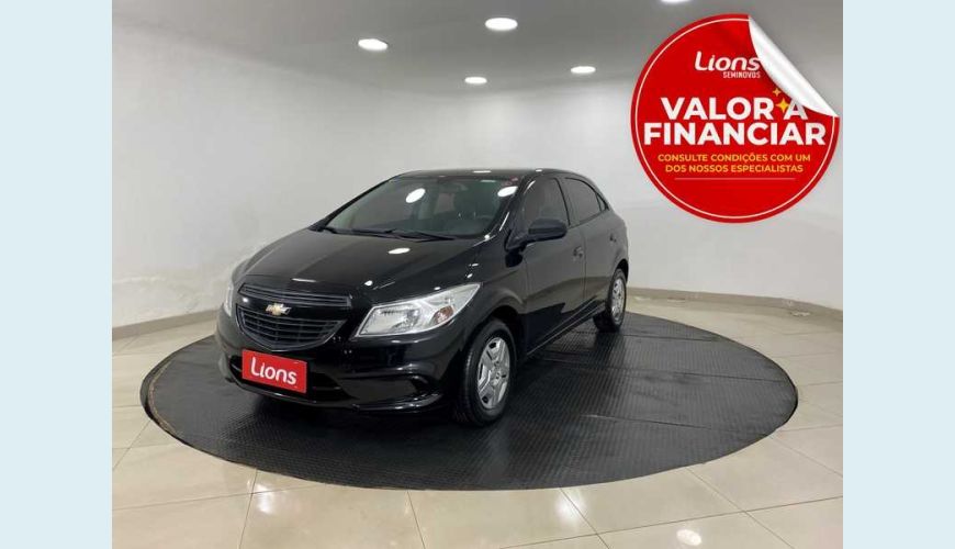 CHEVROLET ONIX LS 1.0 FLEX MANUAL 4P - PRETO - 2016 Foto 1 (Grande)