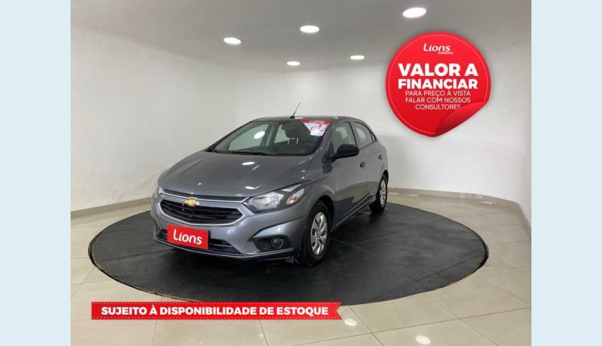 CHEVROLET ONIX 1.0 FLEX MANUAL 4P - CINZA - 2020 Foto 1 (Grande)