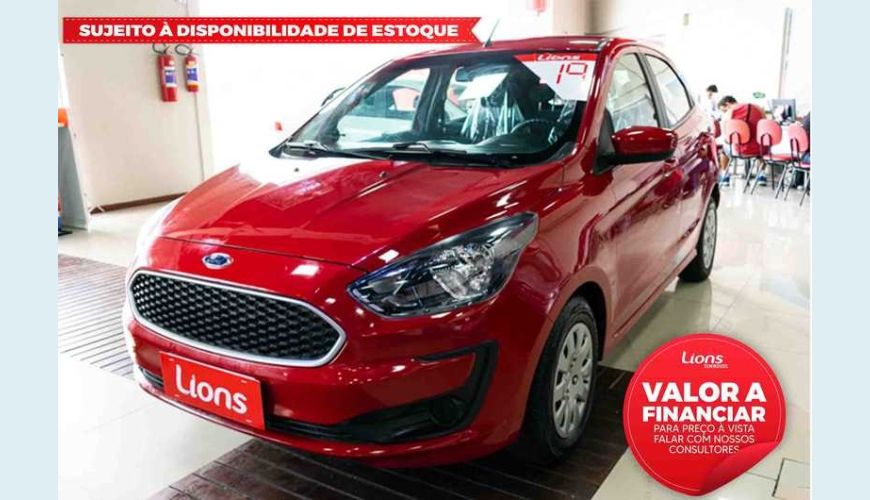 FORD KA SE PLUS 1.0 FLEX MANUAL 4P - VERMELHO - 2019 Foto 1 (Grande)