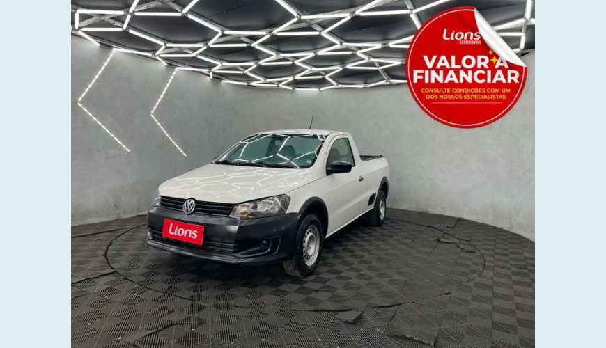 VOLKSWAGEN VOLKSWAGEN SAVEIRO STARTLINE CS 1.6 FLEX MANUAL 2P - BRANCO - 2016 Foto 1 (Grande)