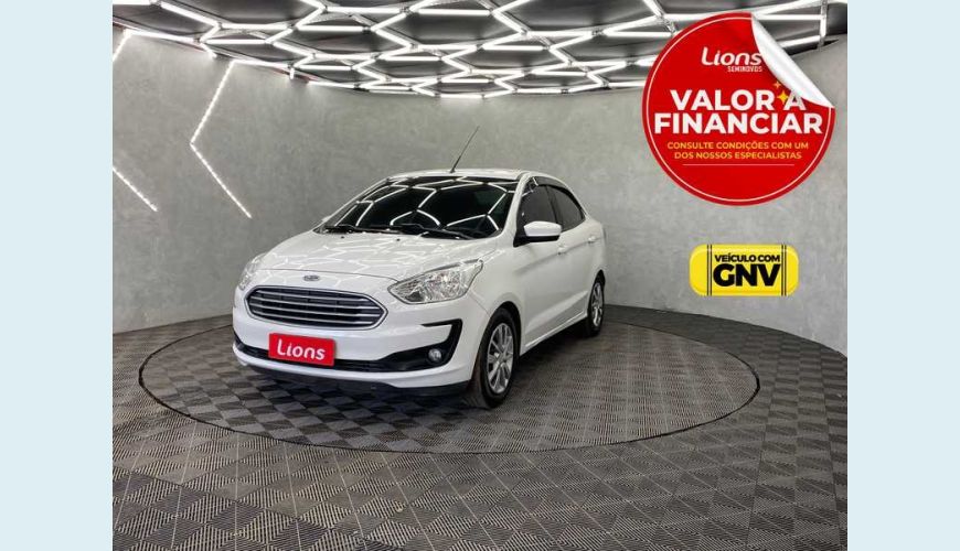 FORD KA SEDAN SE PLUS 1.0 FLEX MANUAL 4P - BRANCO - 2019 Foto 1 (Grande)