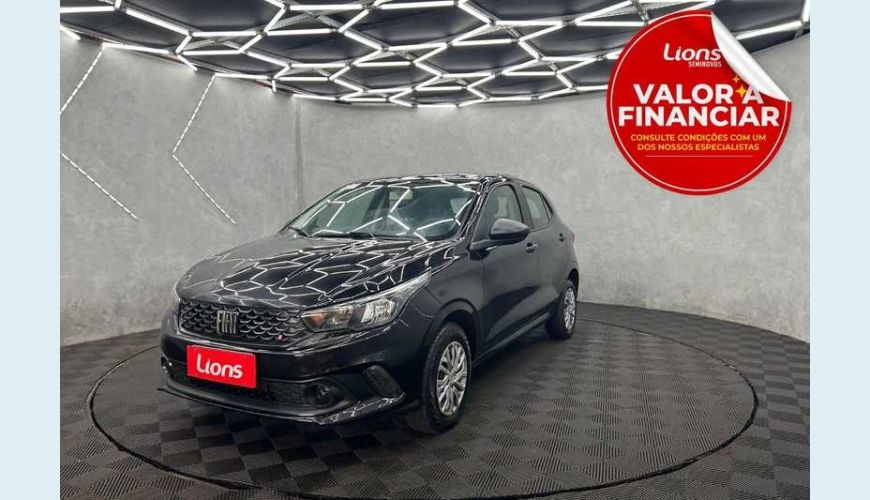 FIAT ARGO 1.0 FLEX MANUAL 4P - PRETO - 2021 Foto 1 (Grande)