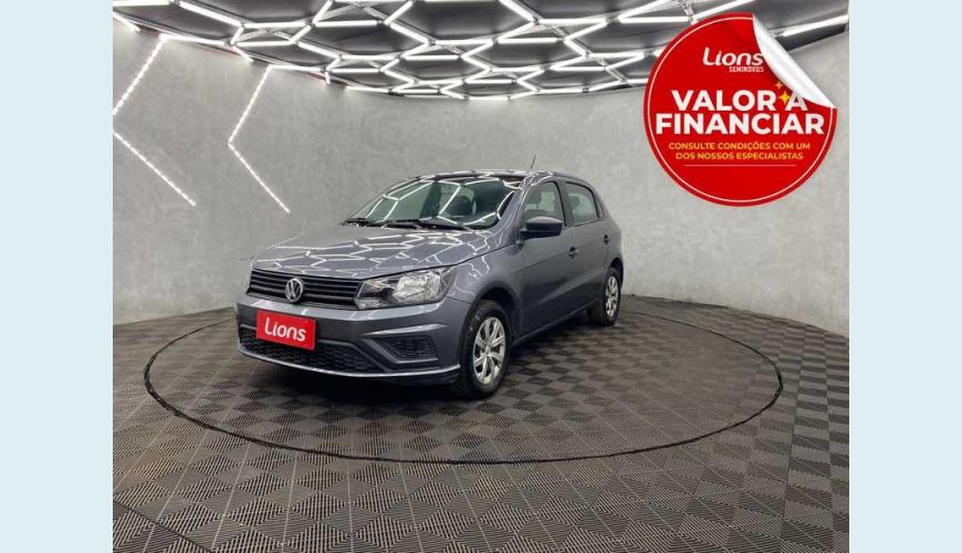 VOLKSWAGEN GOL 1.0 12V FLEX MANUAL 4P - CINZA - 2021 Foto 1 (Grande)