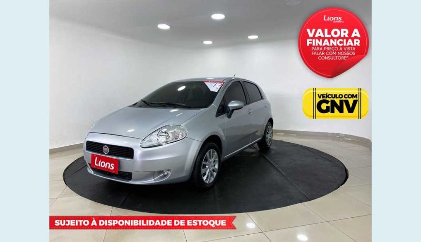 FIAT PUNTO ATTRACTIVE 1.4 FLEX MANUAL 4P - PRATA - 2012 Foto 1 (Grande)