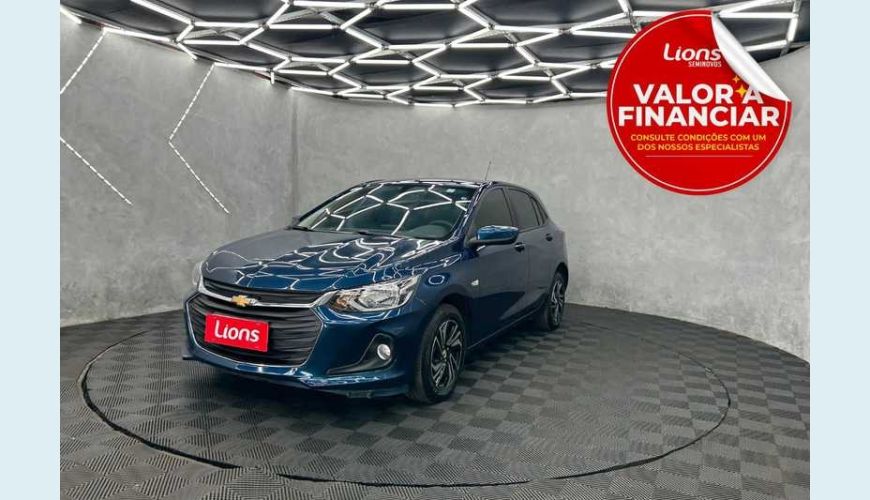CHEVROLET ONIX LT 1.0 TURBO FLEX MANUAL 4P - AZUL - 2024 Foto 1 (Grande)