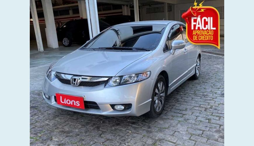 HONDA CIVIC LXL 1.8 16V I-VTEC FLEX MANUAL 4P - PRATA - 2011 Foto 1 (Grande)