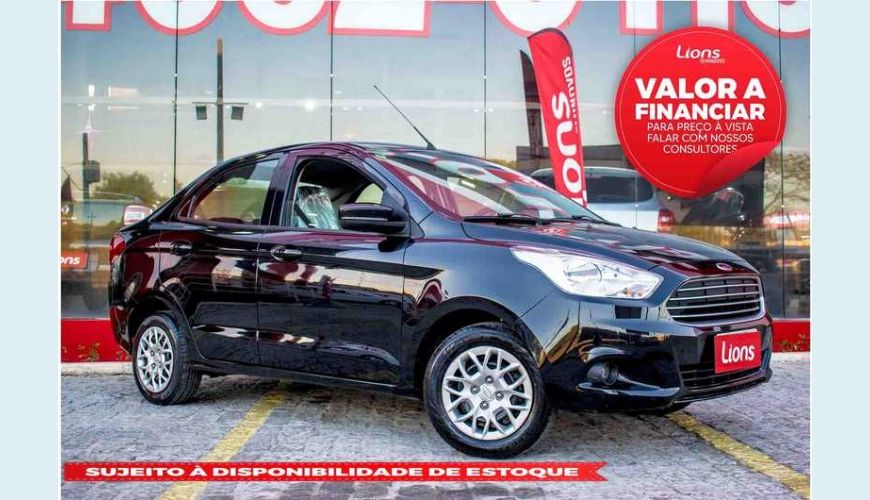 FORD KA SE PLUS 1.0 FLEX MANUAL 4P - PRETO - 2018 Foto 1 (Grande)