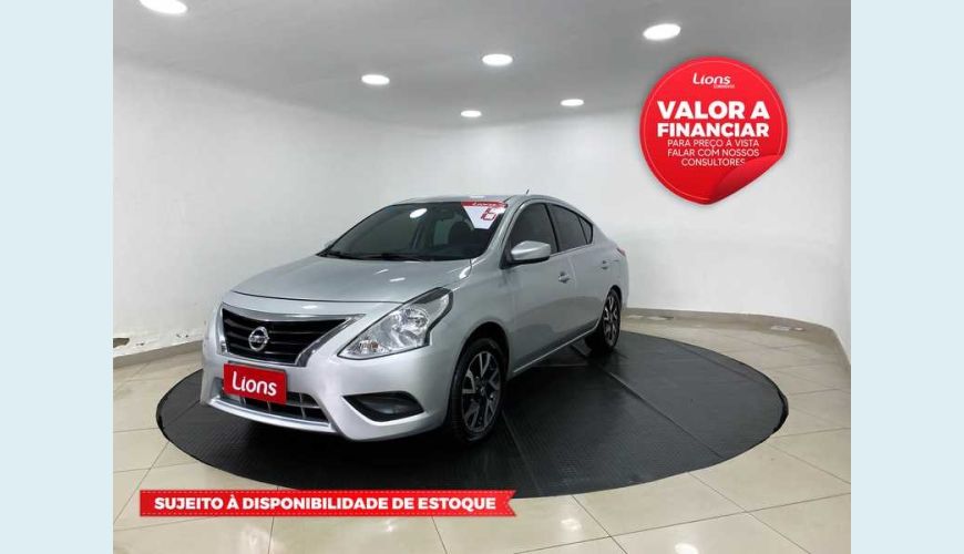 NISSAN VERSA UNIQUE 1.6 16V FLEX MANUAL 4P - PRATA - 2016 Foto 1 (Grande)