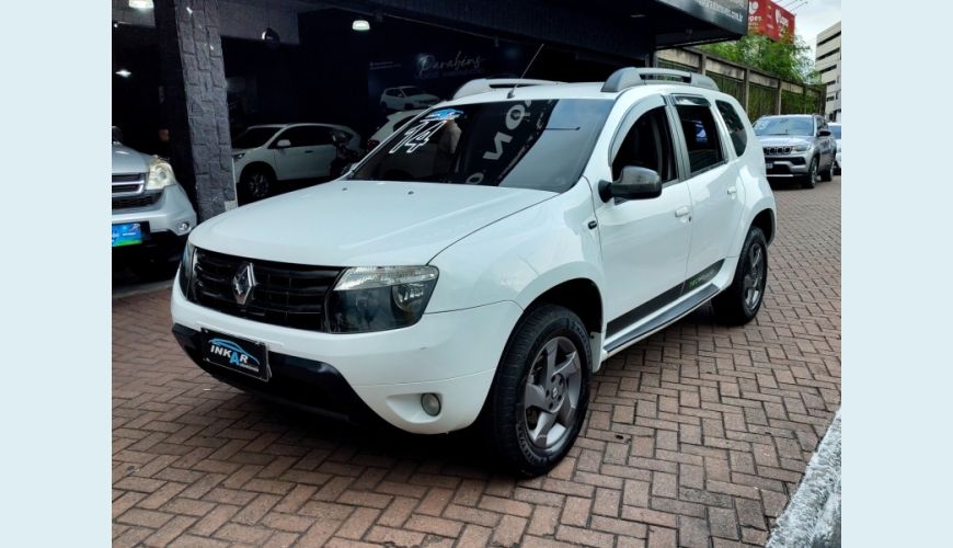 RENAULT DUSTER FLEX MANUAL 4P - BRANCO - 2014 Foto 1 (Grande)