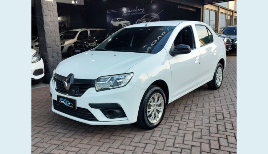 RENAULT LOGAN FLEX MANUAL 4P - BRANCO - 2022 Foto 1 (Grande)