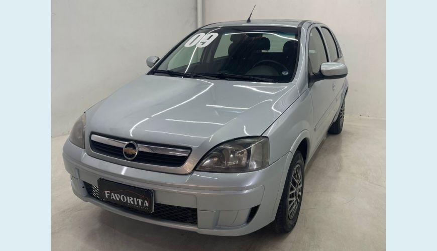 CHEVROLET CORSA HATCHBACK PREMIUM 1.4 8V FLEX MANUAL 4P - PRATA - 2009 Foto 1 (Grande)