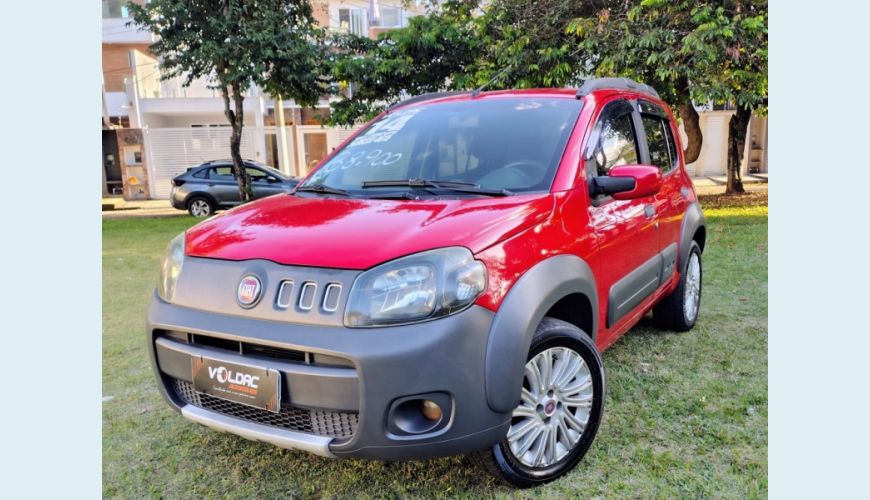 FIAT UNO FLEX MANUAL 5P - VERMELHO - 2014 Foto 1 (Grande)
