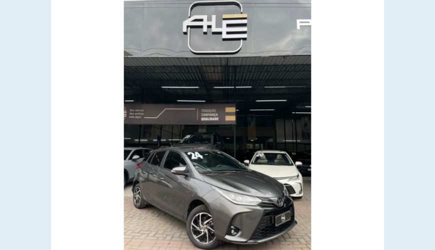 TOYOTA YARIS FLEX AUT. 4P - CINZA - 2024 Foto 1 (Grande)