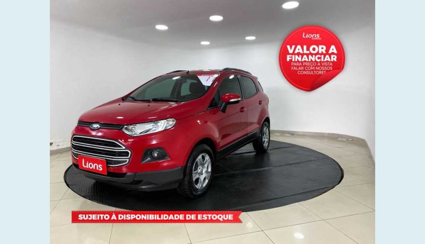 FORD FORD ECOSPORT FREESTYLE 1.6 16V FLEX MANUAL 4P - VERMELHO - 2017 Foto 1 (Grande)