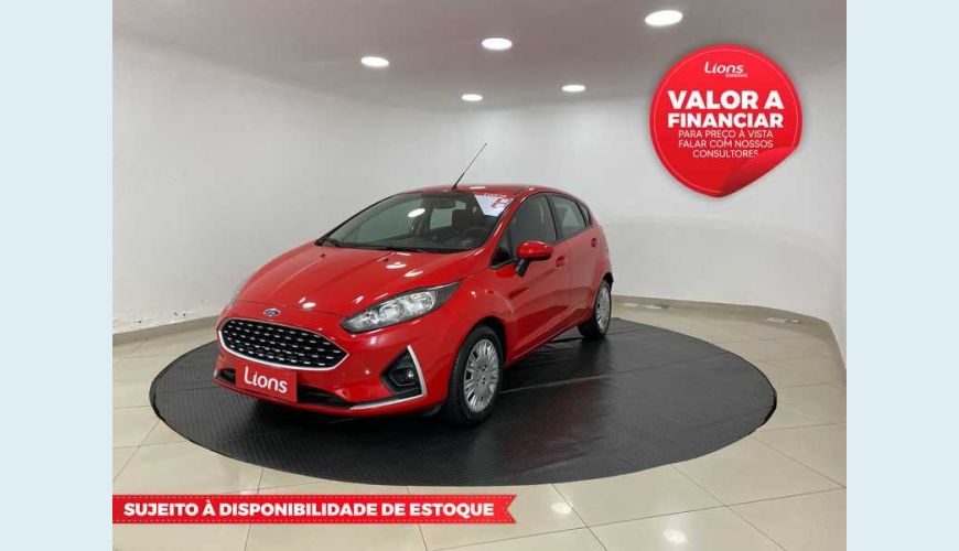 FORD FORD FIESTA SE 1.6 16V FLEX MANUAL 4P - VERMELHO - 2018 Foto 1 (Grande)