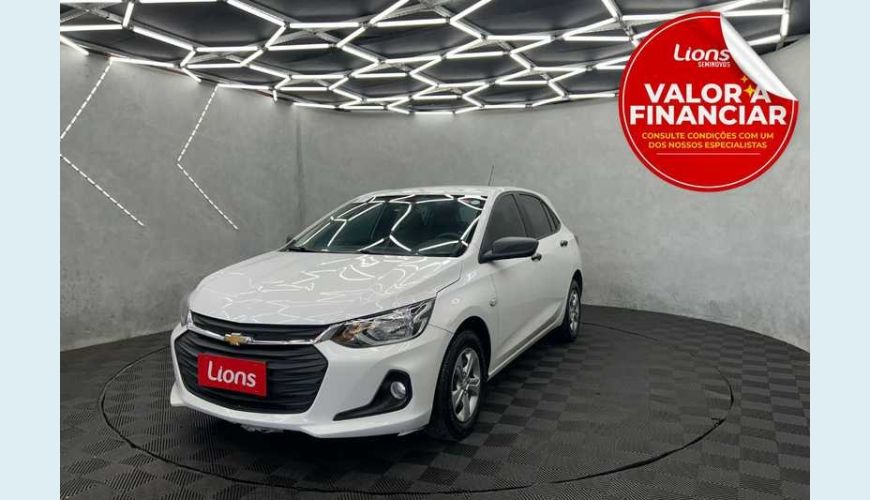 CHEVROLET CHEVROLET ONIX 1.0 FLEX MANUAL 4P - BRANCO - 2024 Foto 1 (Grande)