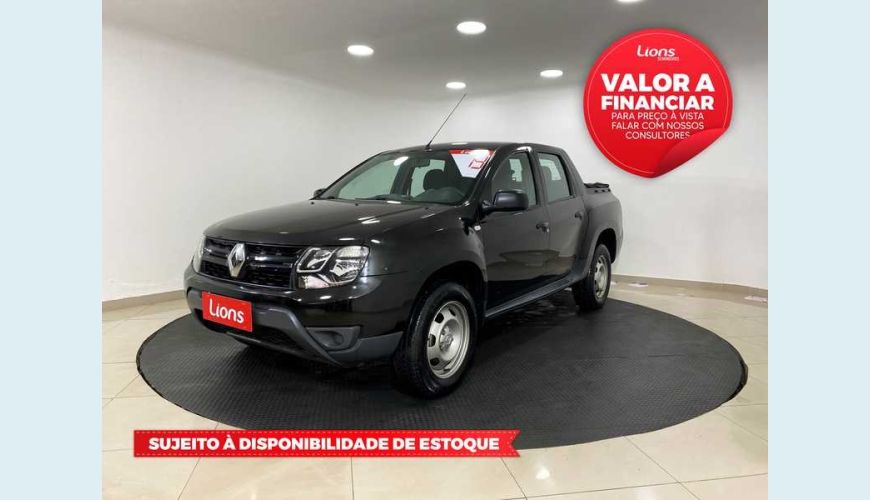 RENAULT RENAULT DUSTER OROCH 1.6 16V FLEX MANUAL 4P - PRETO - 2019 Foto 1 (Grande)