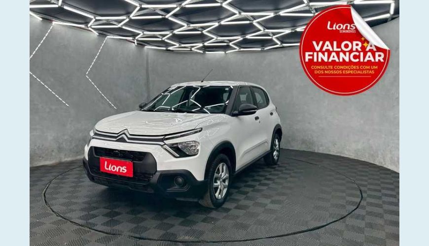 CITROËN CITROEN C3 LIVE PACK 1.0 FLEX MANUAL 4P - BRANCO - 2023 Foto 1 (Grande)