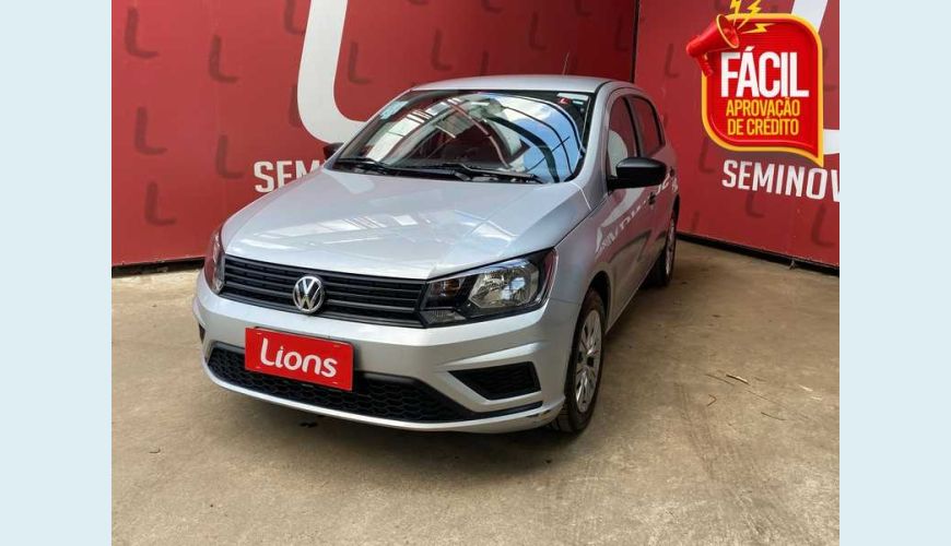 VOLKSWAGEN VOLKSWAGEN GOL 1.6 FLEX MANUAL 4P - PRATA - 2021 Foto 1 (Grande)