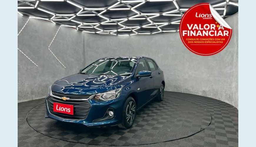 CHEVROLET CHEVROLET ONIX LT 1.0 TURBO FLEX MANUAL 4P - AZUL - 2024 Foto 1 (Grande)