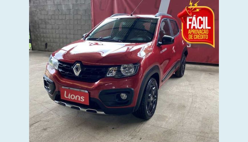 RENAULT KWID OUTSIDER 1.0 FLEX MANUAL 4P - VERMELHO - 2020 Foto 1 (Grande)