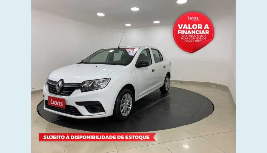 RENAULT LOGAN ZEN 1.0 12V SCE FLEX MANUAL 4P - BRANCO - 2020 Foto 1 (Grande)