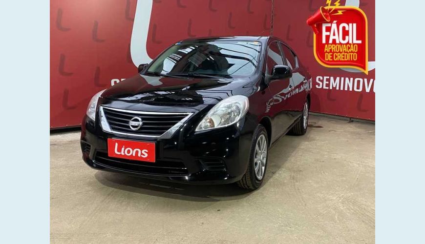 NISSAN VERSA SL 1.6 16V FLEX MANUAL 4P - PRETO - 2014 Foto 1 (Grande)