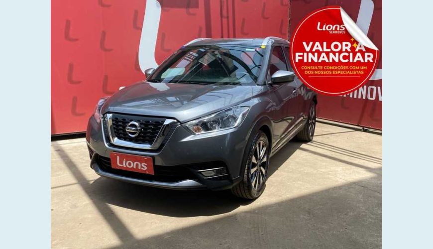 NISSAN KICKS SL 1.6 FLEX AUT. 4P - CINZA - 2018 Foto 1 (Grande)