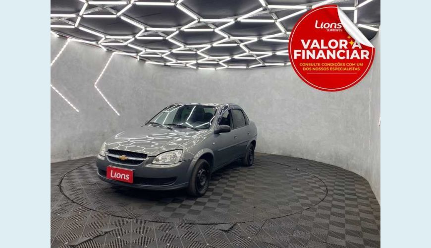 CHEVROLET CLASSIC LS VHC E 1.0 FLEX MANUAL 4P - CINZA - 2014 Foto 1 (Grande)