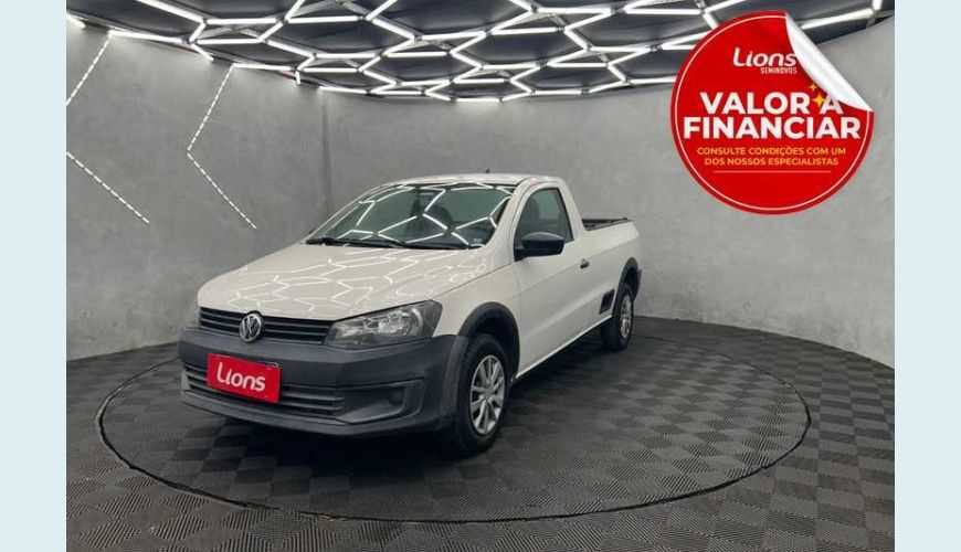 VOLKSWAGEN SAVEIRO STARTLINE CS 1.6 FLEX MANUAL 2P - BRANCO - 2016 Foto 1 (Grande)