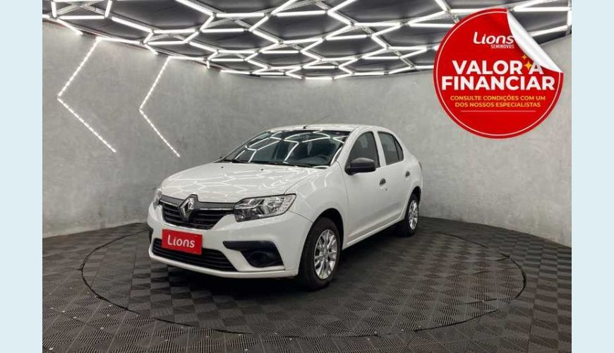 RENAULT LOGAN LIFE 1.0 12V FLEX MANUAL 4P - BRANCO - 2023 Foto 1 (Grande)