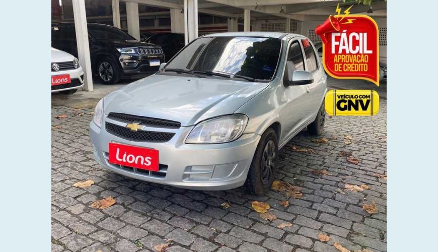 CHEVROLET CELTA LT 1.0 FLEX MANUAL 4P - PRATA - 2012 Foto 1 (Grande)
