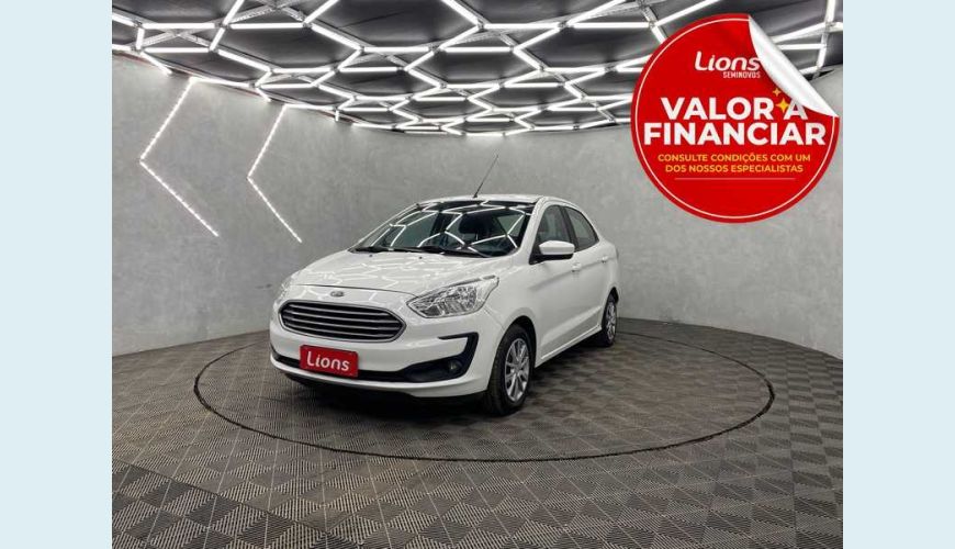FORD KA SEDAN SE 1.0 FLEX MANUAL 4P - BRANCO - 2019 Foto 1 (Grande)