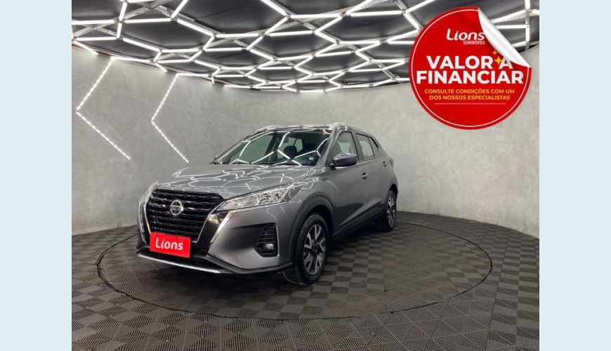 NISSAN KICKS SENSE 1.6 FLEX AUT. - CINZA - 2022 Foto 1 (Grande)