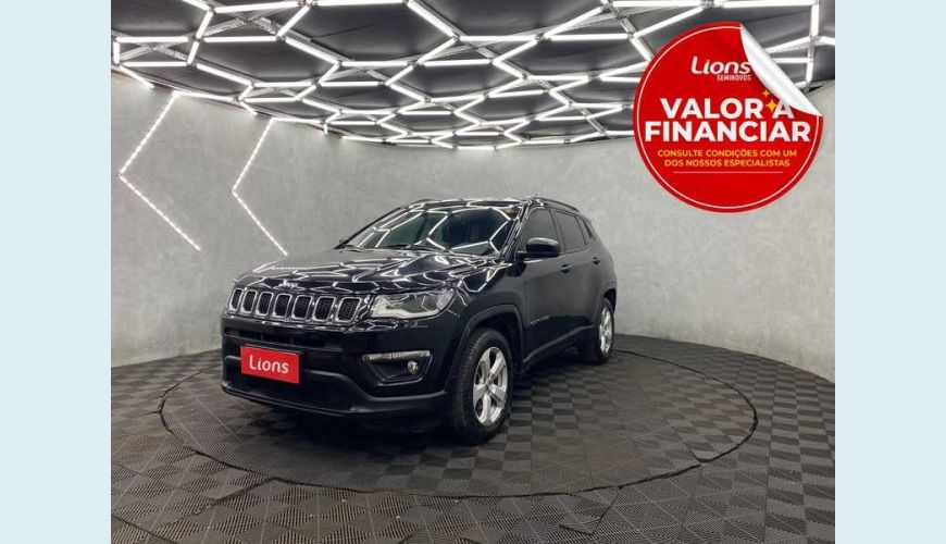 JEEP COMPASS SPORT 2.0 FLEX AUT. 4P - PRETO - 2018 Foto 1 (Grande)