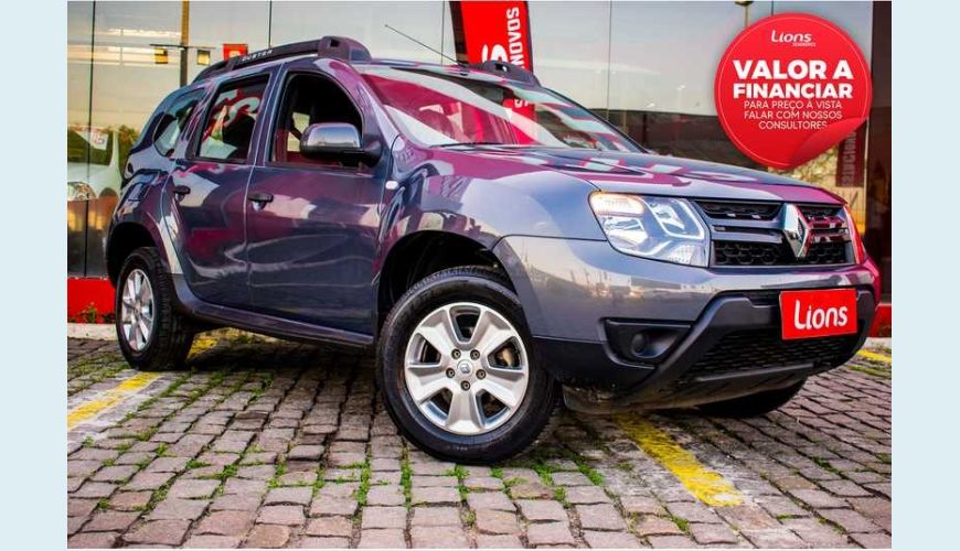 RENAULT DUSTER EXPRESSION 1.6 16V FLEX MANUAL 4P - CINZA - 2018 Foto 1 (Grande)