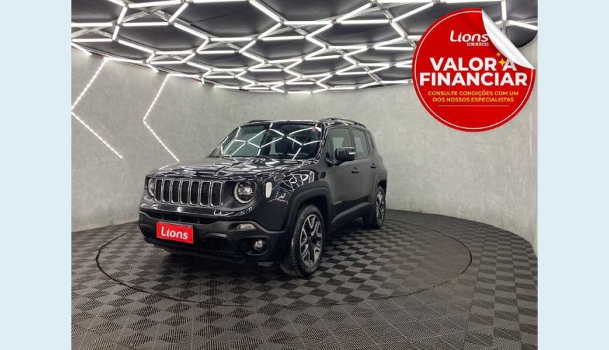 JEEP RENEGADE LONGITUDE 1.8 FLEX AUT. 4P - PRETO - 2020 Foto 1 (Grande)