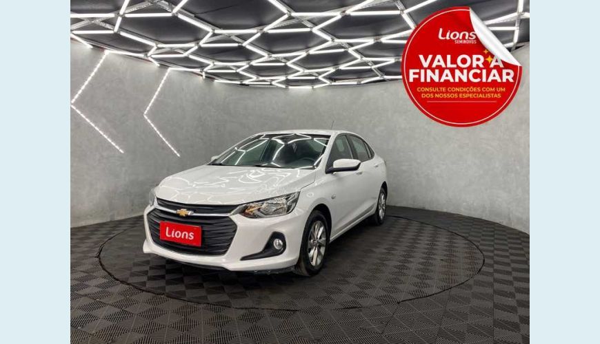 CHEVROLET ONIX PLUS LTZ TURBO 1.0 FLEX AUT. 4P - BRANCO - 2022 Foto 1 (Grande)