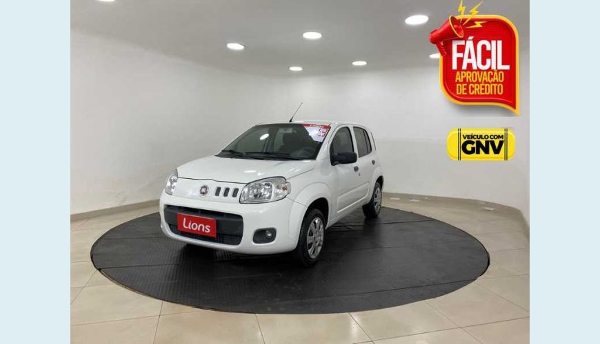 FIAT UNO VIVACE 1.0 8V FLEX MANUAL 4P - BRANCO - 2013 Foto 1 (Grande)