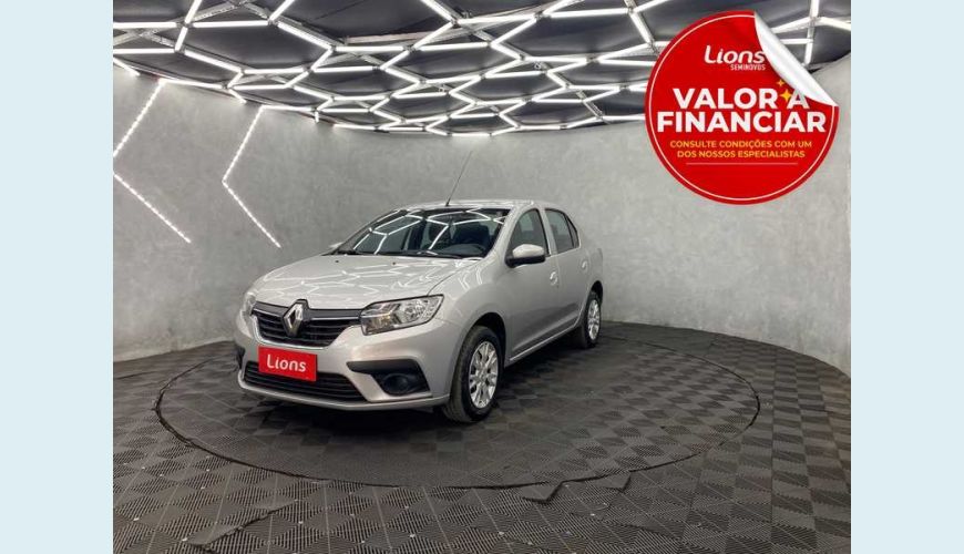RENAULT LOGAN ZEN 1.0 12V FLEX MANUAL 4P - PRATA - 2020 Foto 1 (Grande)